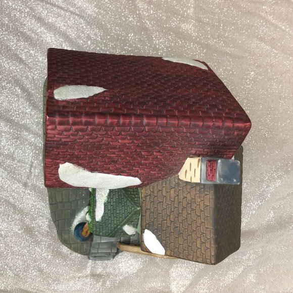 Pottery Shop Christmas Holiday Village Collectible Glitter Detail - Picture 13 of 14